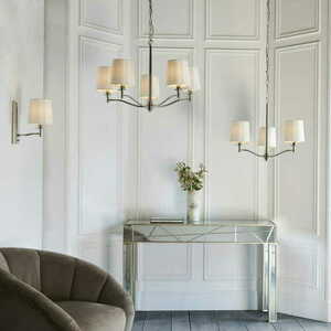 Lampă suspendată Endon Ortona 95826 nichel alb 5 becuri E14 72 cm small 2