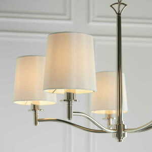 Lampă suspendată Endon Ortona 95826 nichel alb 5 becuri E14 72 cm small 4