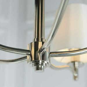 Lampă suspendată Endon Ortona 95826 nichel alb 5 becuri E14 72 cm small 5