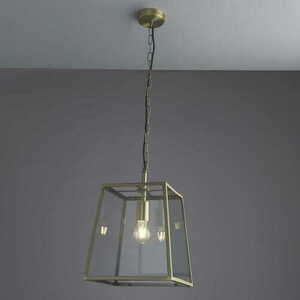 Pendul Endon Hurst Alamă/Sticlă E27 1 Bec 27,5 cm small 1