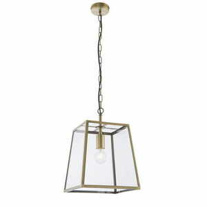 Pendul Endon Hurst Alamă/Sticlă E27 1 Bec 27,5 cm small 7