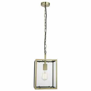 Lampă suspendată Endon Hadden alamă transparent E27 LED dimmabil 95845 small 7