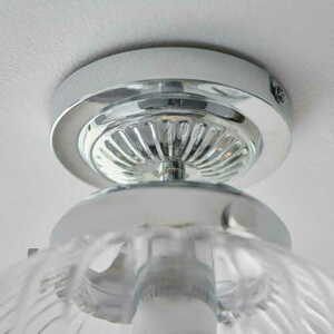 Plafonieră de baie Endon Cheston 96489, crom, cu sticlă transparentă striată, E27, IP44, 24 cm 6 Plafonieră de baie Endon Cheston 96489, crom, cu sticlă transparentă striată, E27, IP44, 24 cm small 6