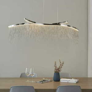 Pendul LED Endon Orphelia 97219 crom 2 lumini 3000K small 1