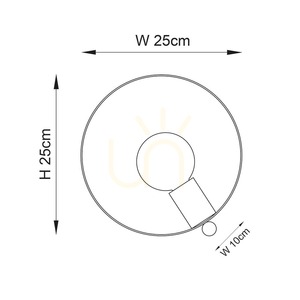 Lampă de masă Endon Hoop 97665 E27 25 cm – alamă, nichel și cupru small 6