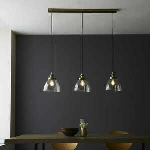 Lampă suspendată Endon Hansen alamă 3 becuri E27 98114 small 3