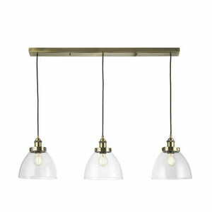 Lampă suspendată Endon Hansen alamă 3 becuri E27 98114 small 0