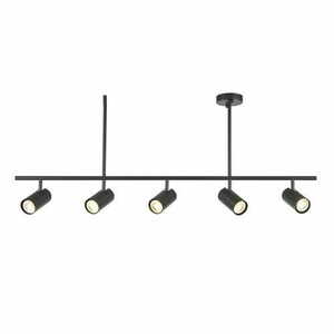Plafonieră Endon Rez 98458 neagră, 5xGU10, dimabilă small 0