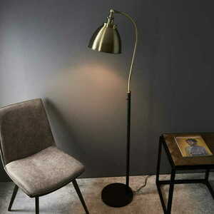 Lampă de podea Endon Franklin alamă, oțel, 160 cm, E27, 98748 small 2