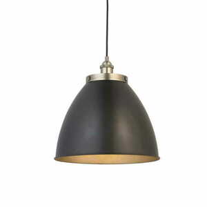 Pendul Endon Franklin 98749 negru-argintiu, oțel, E27, 33,5 cm, dimabilibil small 0
