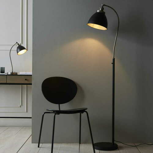Verifica Lampă de podea Endon Franklin 98753 negru oțel E27 160 cm