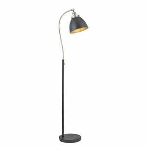 Lampă de podea Endon Franklin 98753 negru oțel E27 160 cm small 0