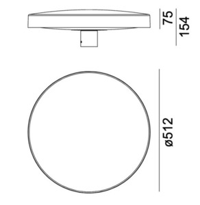 Cap pentru felinar de grădină BORG 6154GR Grafit RAL-7016 - NORLYS small 1