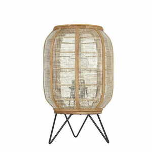 Lampă de masă Endon Zaire 101686 neagră cu in natural, E27 small 7