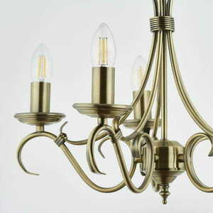 Pendant Bernice Endon 5xE14 Alamă Ø44 cm small 1