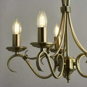Pendant Bernice Endon 5xE14 Alamă Ø44 cm small 3