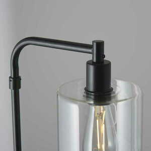 Lampă de podea Endon Toledo 95456 neagră, oțel și sticlă, E27, 152 cm small 5