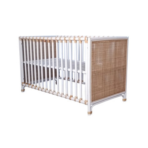 Nemo Evolutive Bed în rattan 60 x 120 - Neige small 3