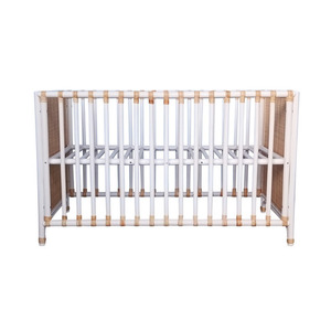 Nemo Evolutive Bed în rattan 60 x 120 - Neige small 4