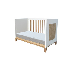 Nami Evolutive Bed Rattan 60 x 120 - Neige small 4