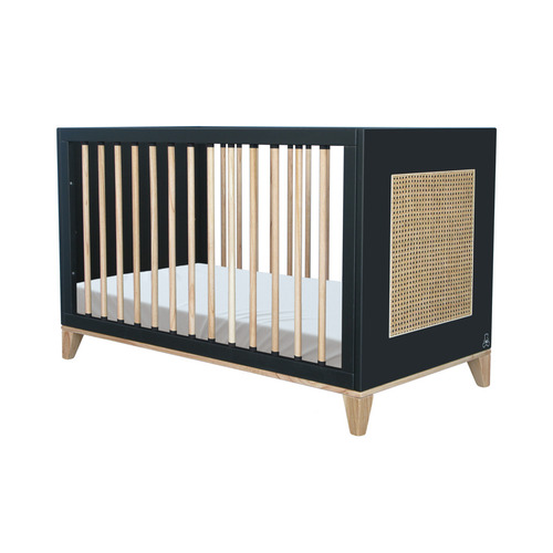 Verifica Nami Evolutive Bed Rattan 60 x 120 - Onyx