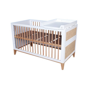 Nami Evolutive Bed Rattan 70 x 140 - Neige small 4