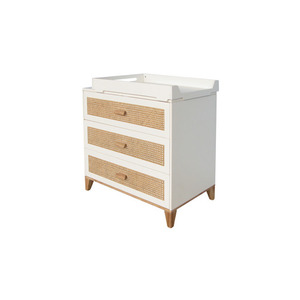Comoda Nami Rattan - Neige small 4