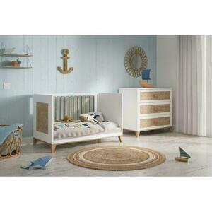 Comoda Nami Rattan - Neige small 7