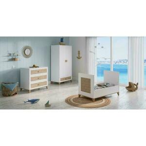 Comoda Nami Rattan - Neige small 8