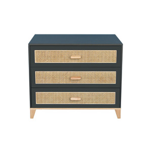 Comoda Nami Rattan - Onyx small 3