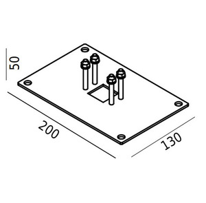 Suport de montare la sol 3081 Graphite Norlys small 1