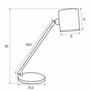 Lampă de masă Max Light Laxer T0051 neagră metal 5W 35 cm 2 Lampă de masă Max Light Laxer T0051 neagră metal 5W 35 cm small 2