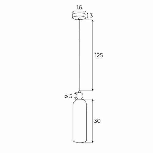 Verifica Pendul Max Light Campanila P0511 alamă sticlă fumurie E27 10 cm