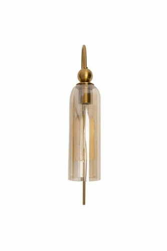 Verifica Aplică Max Light Campanila W0332 aurie cu sticlă șampanie E27 56 cm