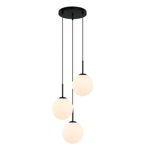 Verifica Lampă pendant Italux Deore 3xE27 neagră sticlă, PND-5578-3S-BK