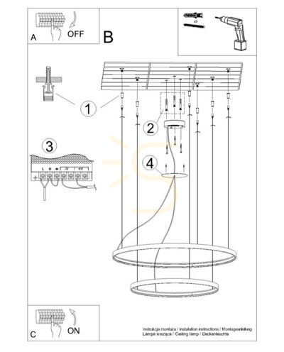Verifica Candelabru RIO 2 55/78 alb LED 4000K Thoro