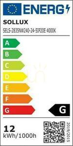 Candelabru RIO 2 55/78 alb LED 4000K Thoro small 6
