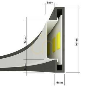 Plafonieră RIO 78 auriu LED 3000K Thoro small 15