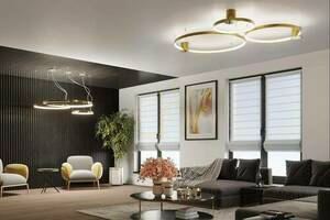 Lampă suspendată RIO 78 aur lustruit LED 3000K Thoro small 12