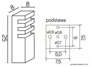 Lampă de exterior SU-MA RADO 3 AL argintie aluminiu 25 cm RADO 3 AL small 3