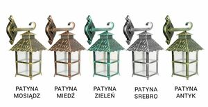 Lampă de perete exterior SU-MA Cadiz negru patinat aluminiu/sticlă K 3012/1/Z small 4