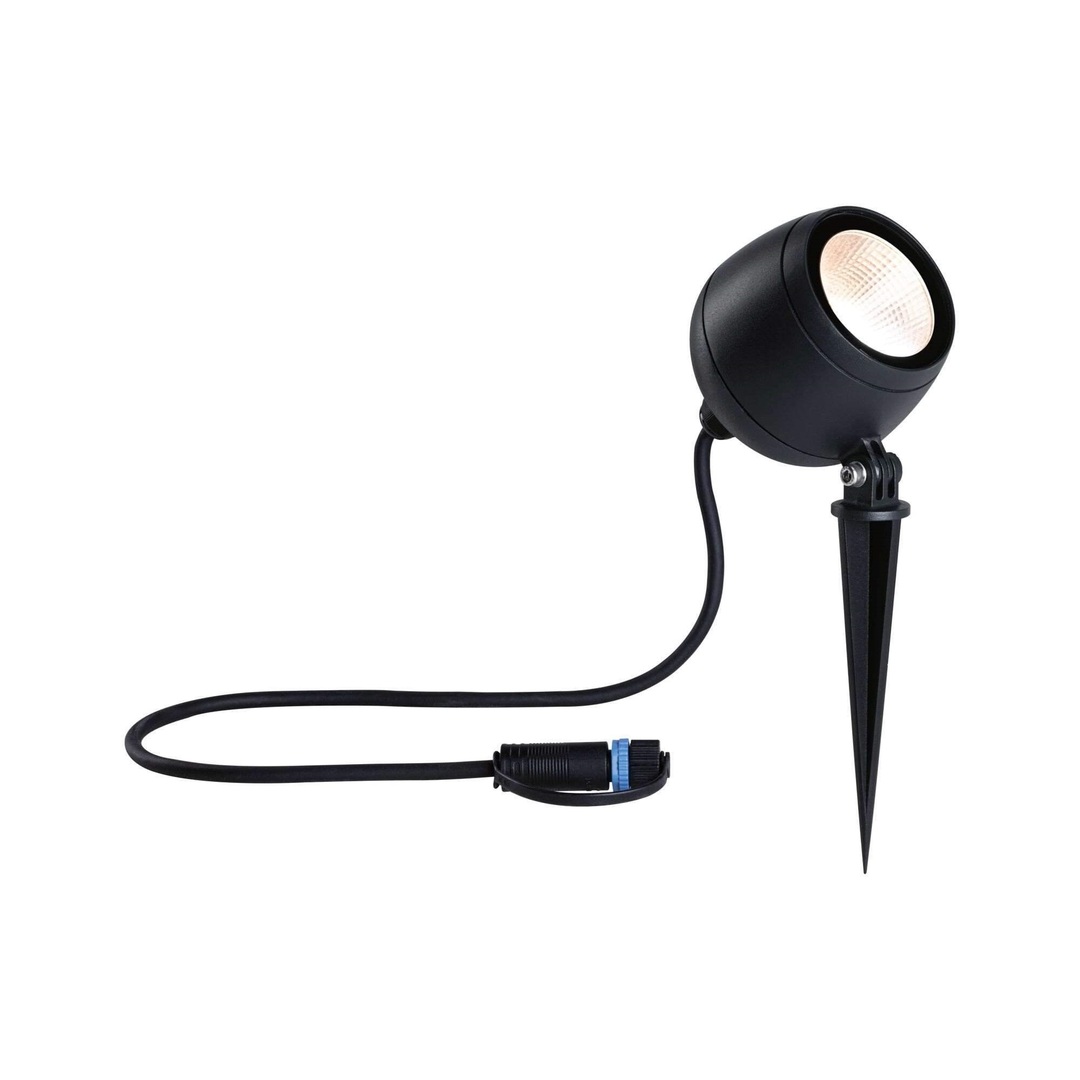 Plug & Shine KIKOLO LED 7.2W 7.2W 60° 460lm 3000K IP65 24V antracit reflector de grădină
