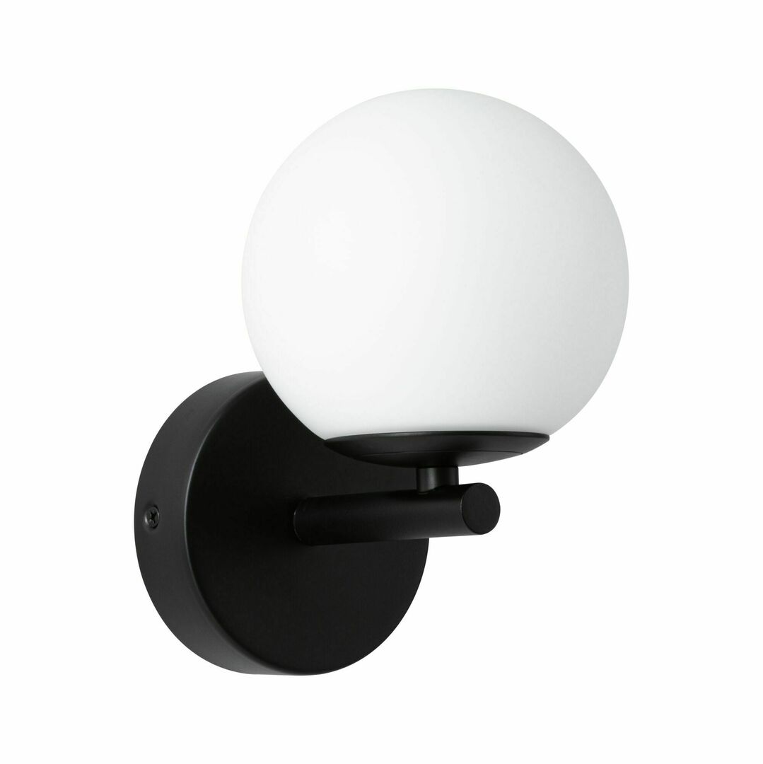 GOVE LED 5W 400lm 3000K IP44 230V metal negru / lampă de perete metalică 230V