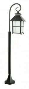 Felinar de grădină SU-MA CADIZ negru patină 116 cm aluminiu/sticlă K 5002/2/Z small 0