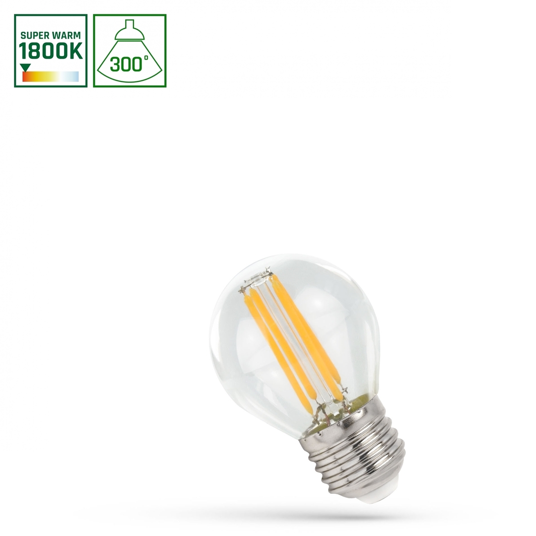 Verifica Led Ball E27 E27 230 V 4 W Cog 1800 K spectru clar Led Ball E27 E27 230 V 4 W Cog 1800 K spectru clar