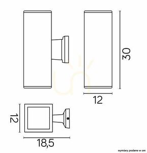 Aplică exterior SU-MA Adela argint aluminiu sticlă 2xE27 8001 AL small 6