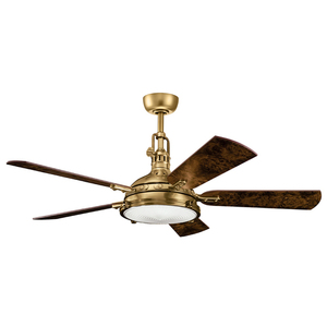 Hatteras Bay - Ventilator 56 inch / 142 - alamă antică lustruită 0 Hatteras Bay - Ventilator 56 inch / 142 - alamă antică lustruită small 0