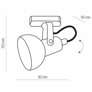 Tracer White Tl-005 1xGu 10x 50W small 2
