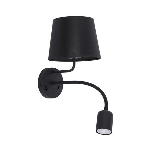 Verifica Maja Black Lampă de perete 2 Pł E27 + GU10