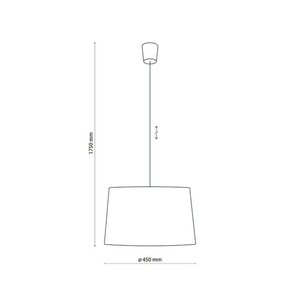Lampă suspendată Maja Gray 1 Pł small 5